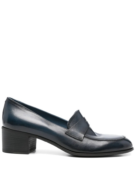  Pantanetti 50mm Leather Pumps - Blue 