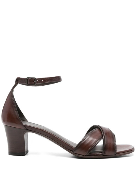  Pantanetti 60mm Leather Sandals - Brown 