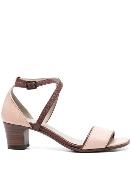  Pantanetti 50mm Leather-trim Sandals - Pink 