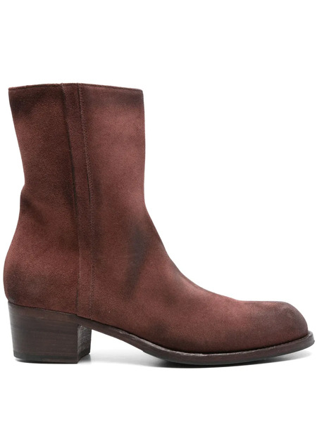  Pantanetti 50mm Suede Boots - Brown 