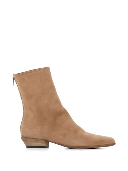  Pantanetti Zip Suede Boots - Neutrals 