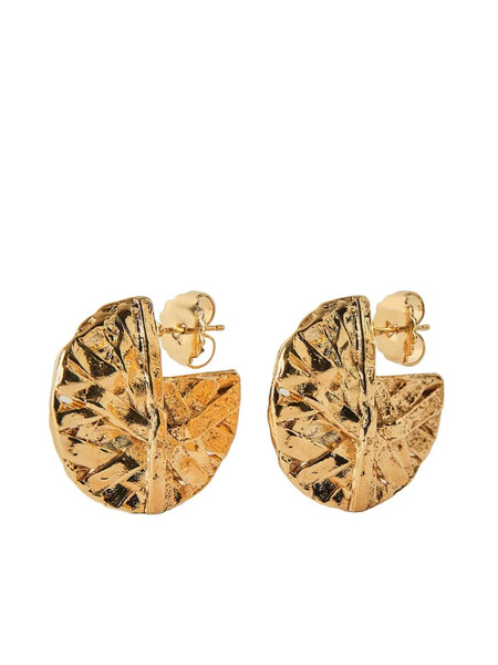  Paola Sighinolfi Medium Icon Hoops - Gold 