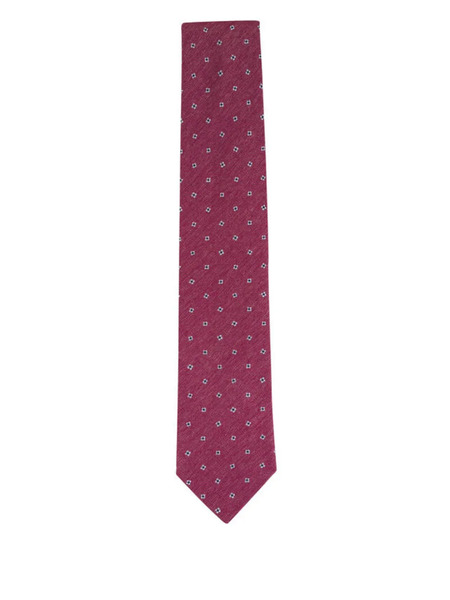  Paolo Albizzati Flower-pattern Tie - Red 