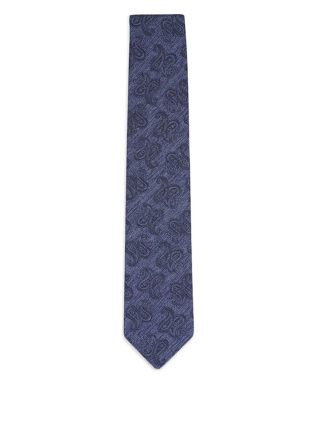  Paolo Albizzati Paisley-pattern Tie - Blue 