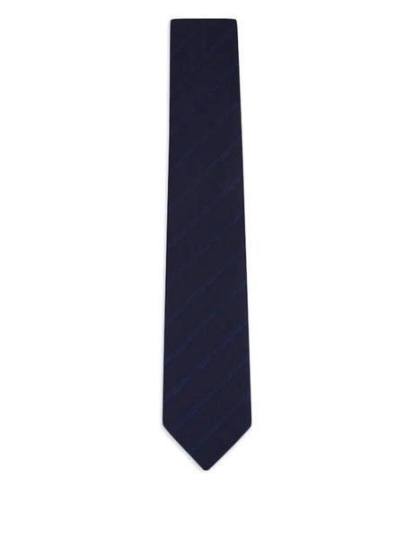  Paolo Albizzati Striped-pattern Tie - Blue 