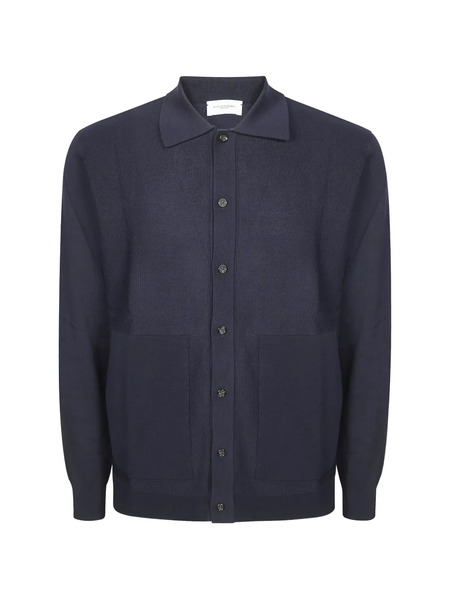  Paolo Pecora Front-pocket Shirt Jacket - Blue 