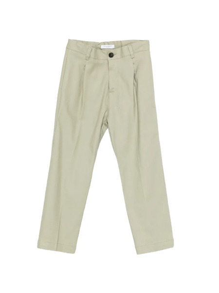  Paolo Pecora Kids Button-fastening Pleated Trousers - Neutrals 