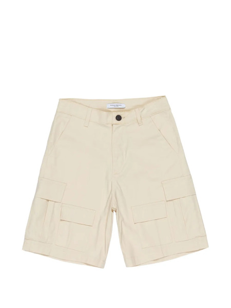  Paolo Pecora Kids Cargo-pocket Shorts - Neutrals 
