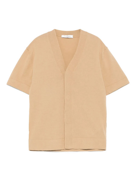  Paolo Pecora Kids Fine-knit Cardigan - Brown 