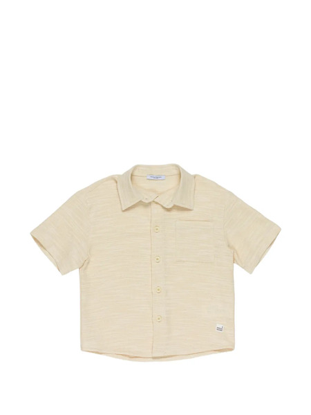  Paolo Pecora Kids Pocket Shirt - Neutrals 