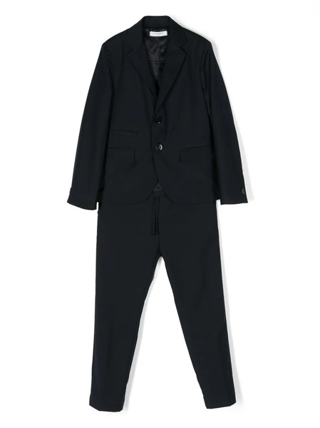  Paolo Pecora Kids Single-breasted Tracksuit Set - Blue 