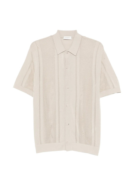  Paolo Pecora Knitted Shirt - Neutrals 