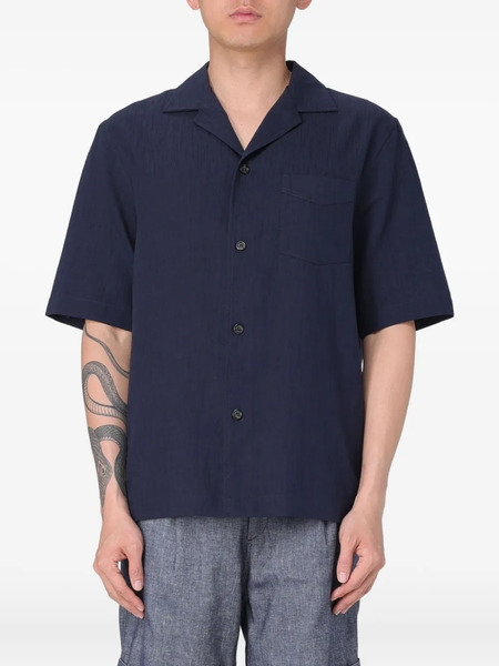  Paolo Pecora Pocket-button Shirt - Blue 