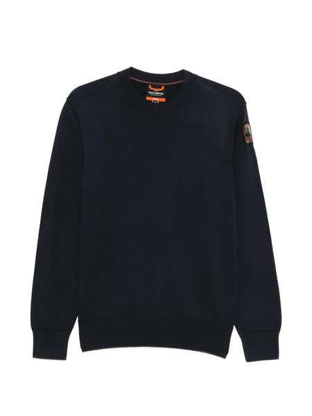 Parajumpers Basic Braw Ribbed Crew-neck Sweater - Blue 