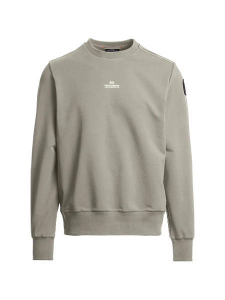  Parajumpers Fergus Logo-patch Crew-neck Sweatshirt - Grey 