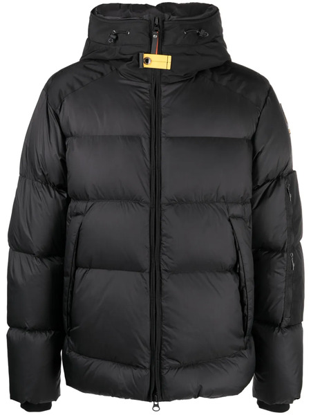  Parajumpers Hooded Padded Jacket - Black 
