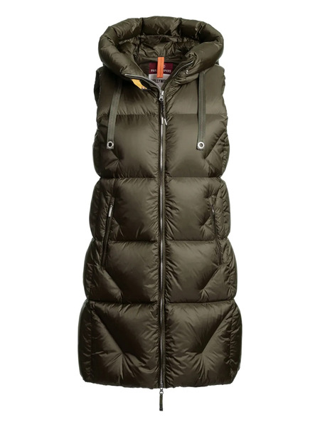  Parajumpers Hooded Quilted Vest - Green 