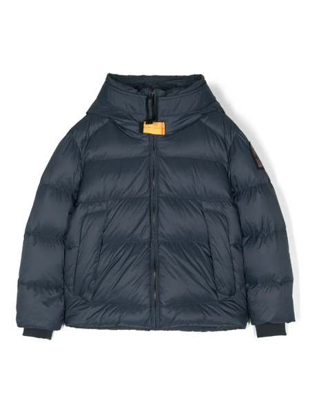  Parajumpers Kids Hooded Down Jacket - Blue 