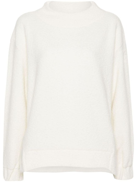  Parajumpers Kira Logo-patch Bouclé Jumper - White 