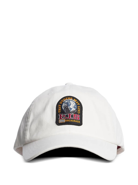  Parajumpers Logo-patch Baseball Cap - White 
