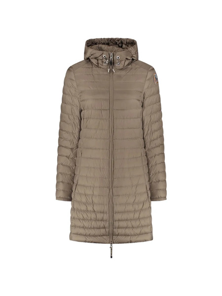  Parajumpers Meredith Hooded Quilted Jacket - Brown 