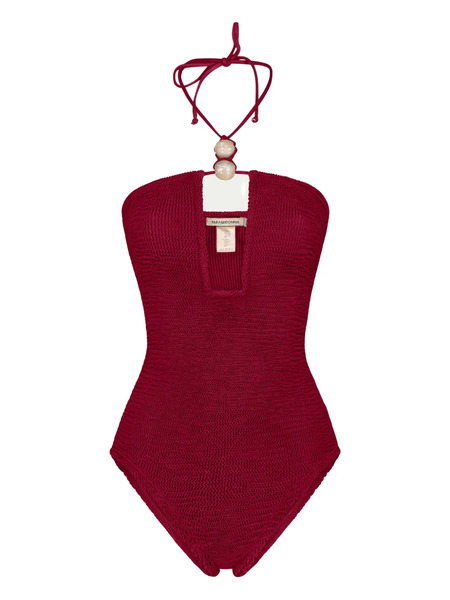  Paramidonna Adriana Pearls Swimsuit - Red 
