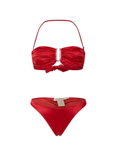  Paramidonna Alice Tie-detail Bikini - Red 