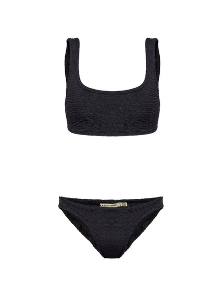 Paramidonna Emily Textured Two-piece Bikini - Black 