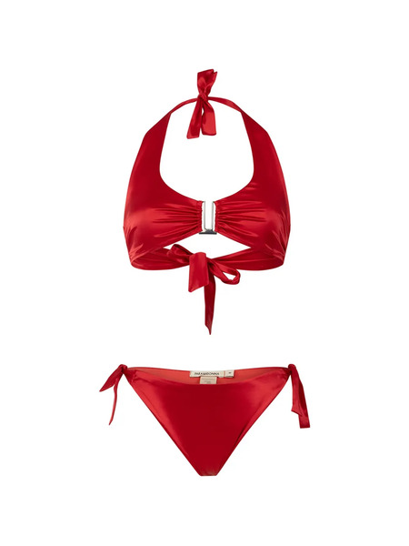  Paramidonna Jane Tie-detail Bikini - Red 