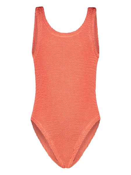  Paramidonna Kids Izza Textured Swimsuit - Orange 