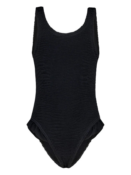  Paramidonna Kids Lili Ruffled Swimsuit - Black 