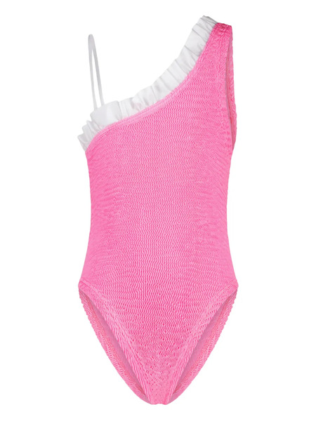  Paramidonna Kids Nori One-shoulder Swimsuit - Pink 