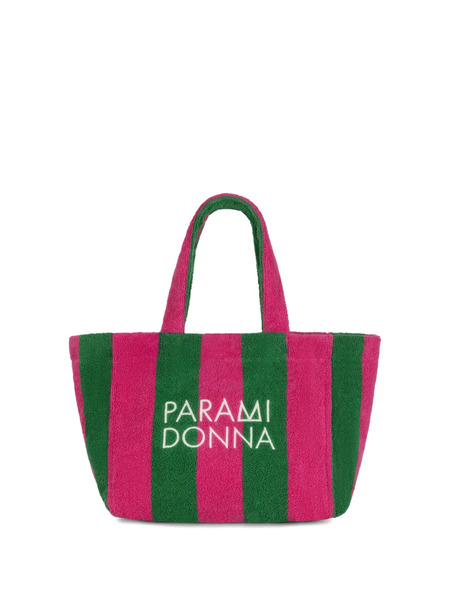  Paramidonna Kids Striped Tote Bag - Pink 