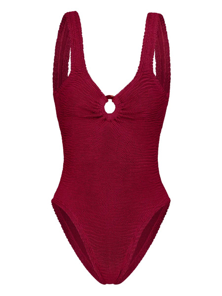  Paramidonna Romana Ring-detail Swimsuit - Red 