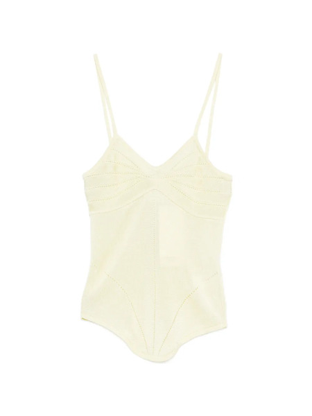  Paris Georgia Amelia Stitched Tank Top - Yellow 