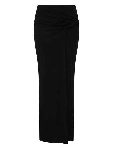  Paris Georgia Knotted Maxi Skirt - Black 