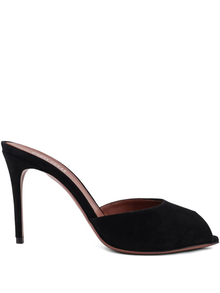 Paris Texas Black Heeled Sandals 