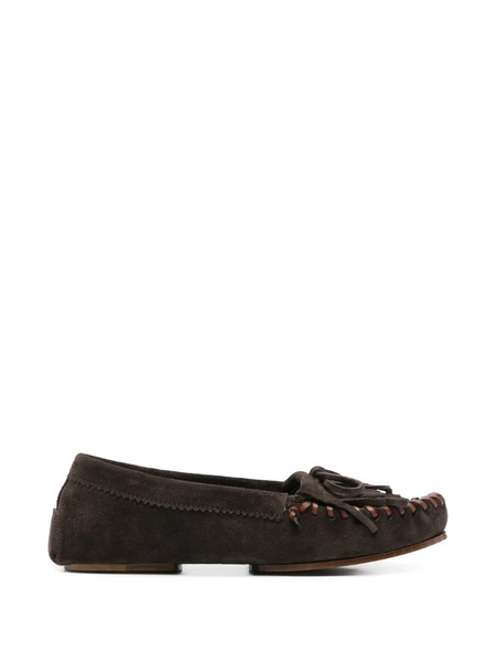  Paris Texas Indiana Fringed-detail Loafers - Brown 