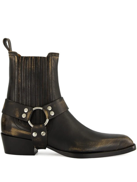  Paris Texas 35mm Helena Strap-detail Ankle Boots - Black 