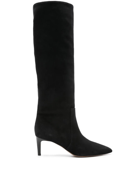  Paris Texas Suede Mid-calf Boots - Black 