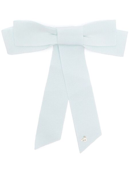 Parlor Bow-detail Hair Clip - Blue 