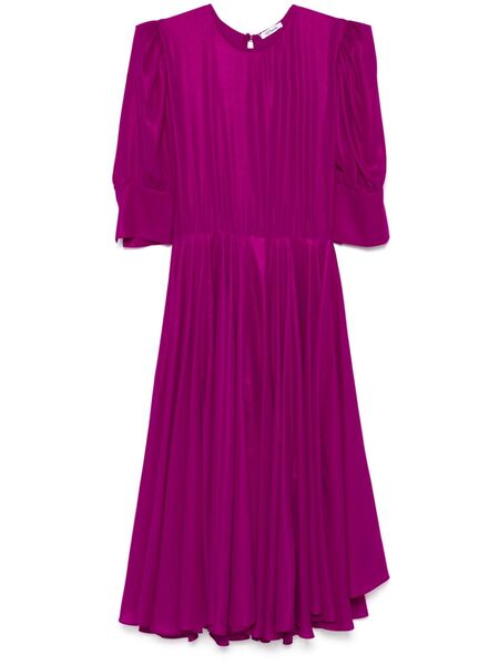  Parlor Metallic-effect Midi Dress - Pink 