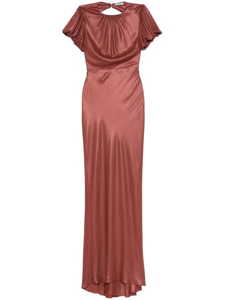  Parlor Open-back Maxi Dress - Brown 