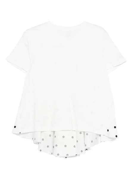  Parlor Polka Dot Ruffled Blouse - White 