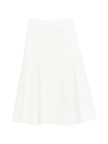  P.a.r.o.s.h. A-line Midi Skirt - White 