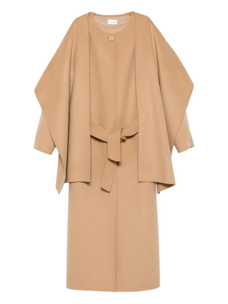  P.a.r.o.s.h. Belted Single-breasted Coat - Neutrals 