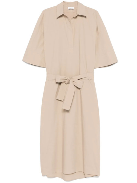  P.a.r.o.s.h. Canyox Midi Dress - Neutrals 