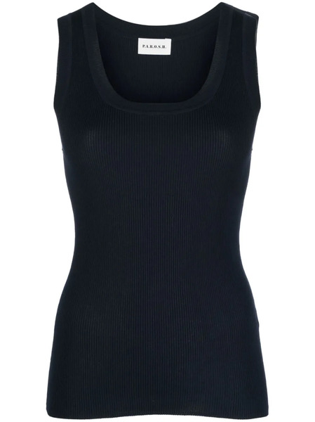  P.a.r.o.s.h. Cipria Tank Top - Blue 