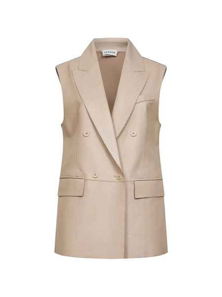  P.a.r.o.s.h. Double-breasted Vest - Neutrals 