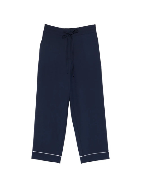  P.a.r.o.s.h. Drawstring-fastening Cropped Trousers - Blue 
